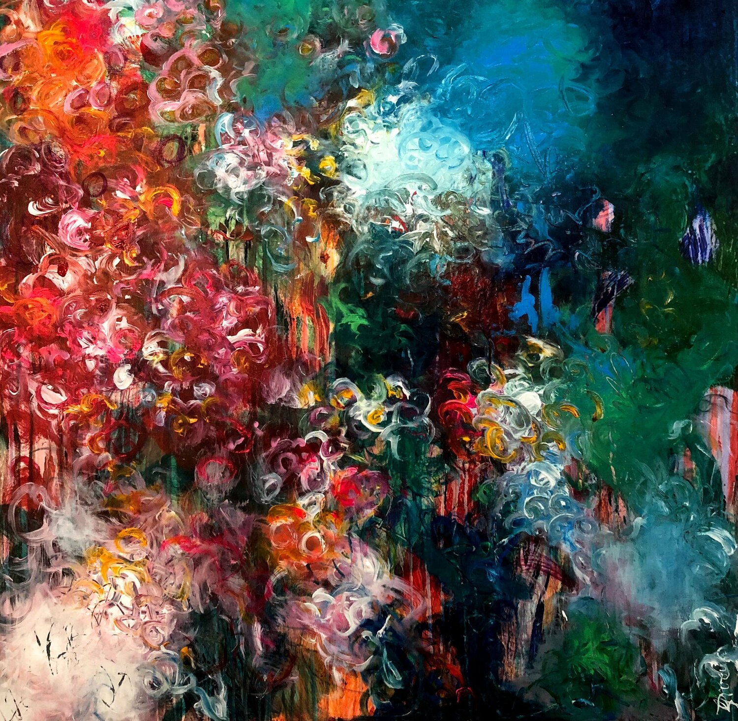 オイルパステル絵画販売 : 現代オイルパステル絵画をオンライン