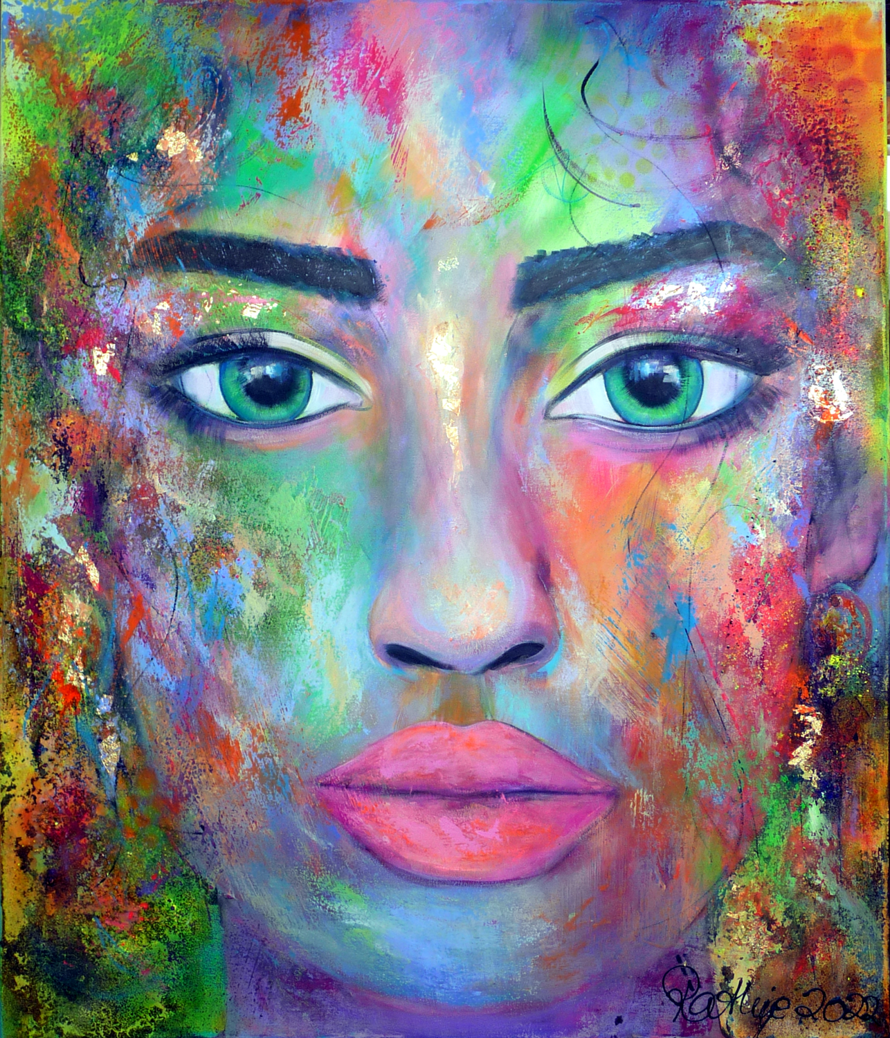 金箔絵画販売 : 現代金箔絵画をオンラインショッピング - SINGULART