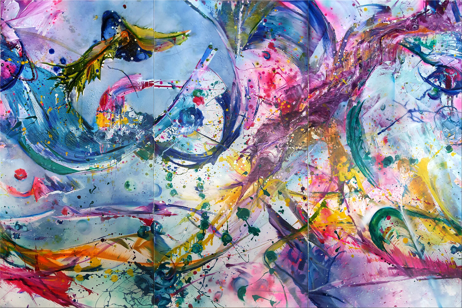 アクリル画　抽象画　新品　abstract art 現代アート　大きめ 抽象画＿アクリル画＿現代アート＿SM13 絵画 matsu_no_tane 通販
