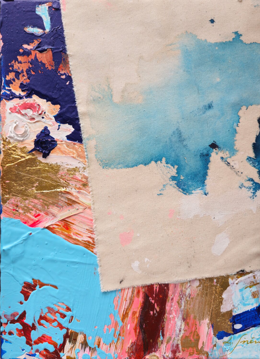 P.G. GRAVELE （金箔押し)抽象絵画❗最終値下げ中 P.G. GRAVELE （金箔押し)抽象絵画❗最終値下げ中 Inventory