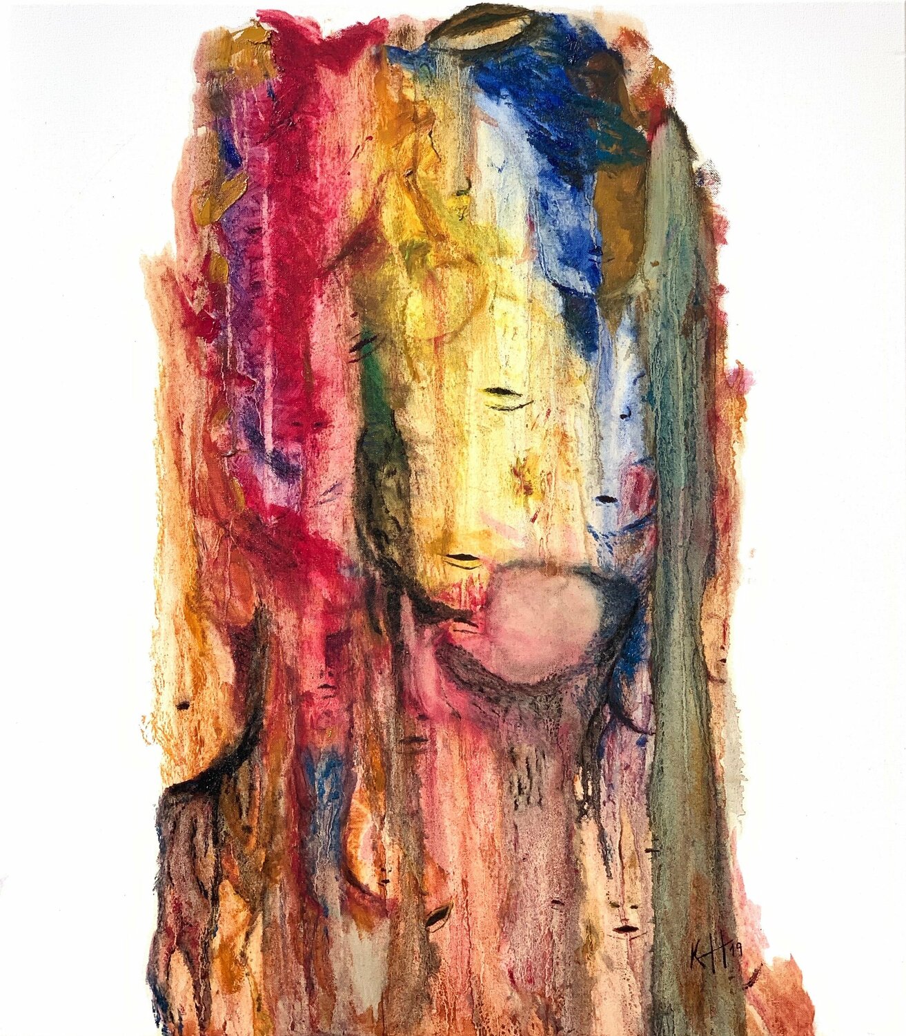 古い裸婦画 ヴィンテージ シュルレアリスム 絵画 モダニズム 現代アート w300_3nE.jpg