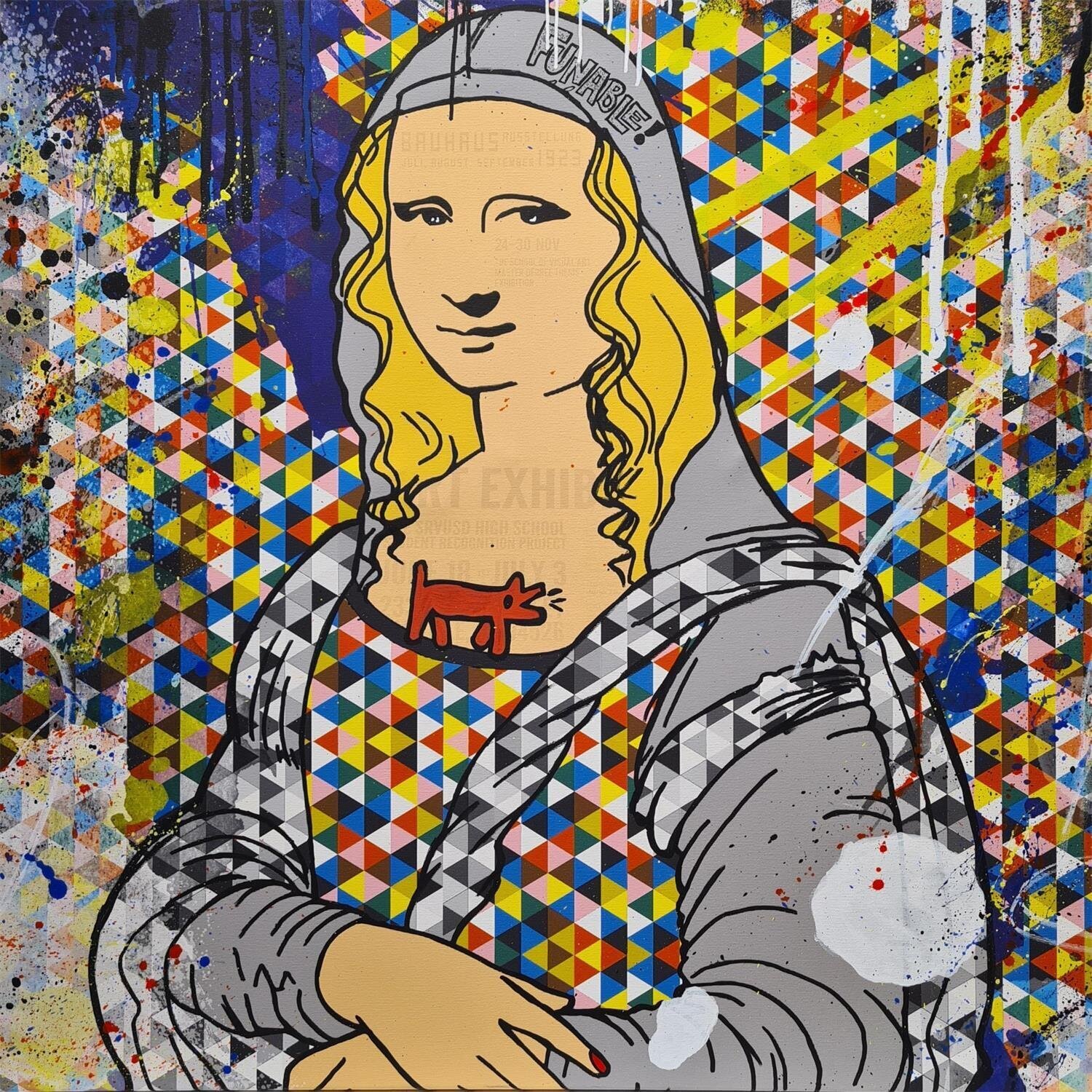 【 『ピ』 】　　絵画　ポップアート　オリジナル作品　現代美術 ウォーホルやリキテンスタインなど約120点を日本初公開、特別展