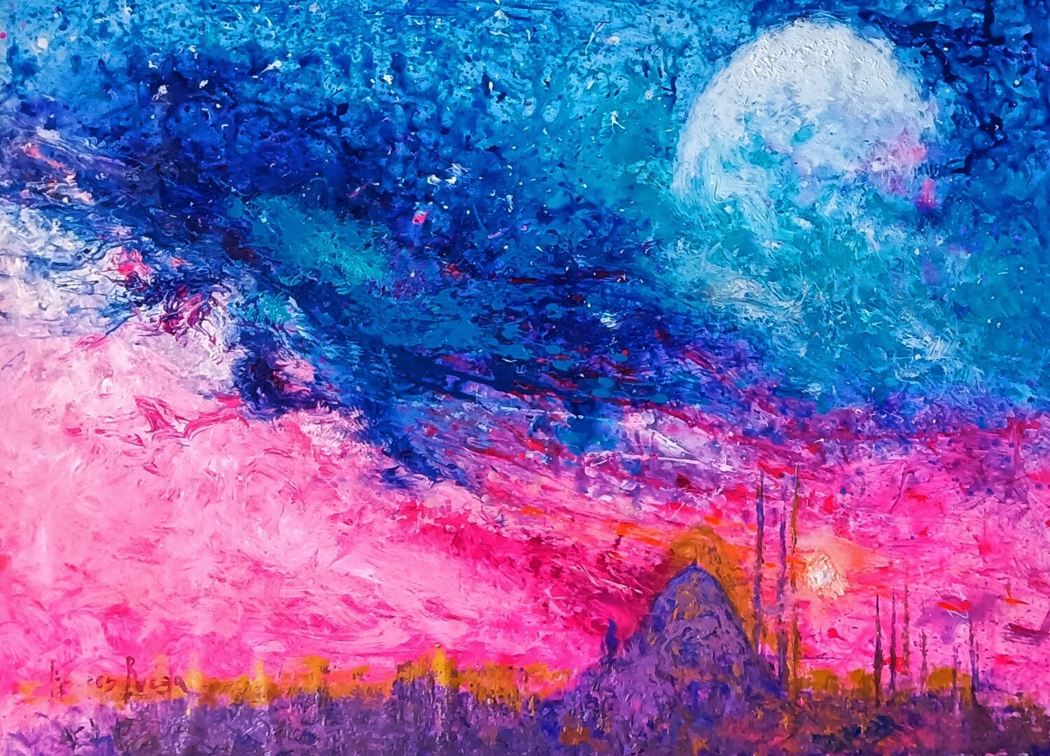 金箔絵画販売 : 現代金箔絵画をオンラインショッピング - SINGULART