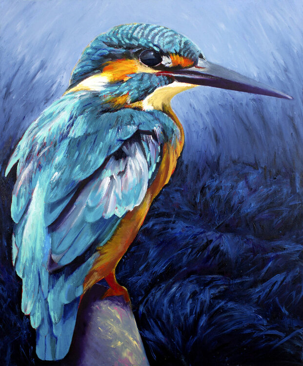 The King - Finger Painting