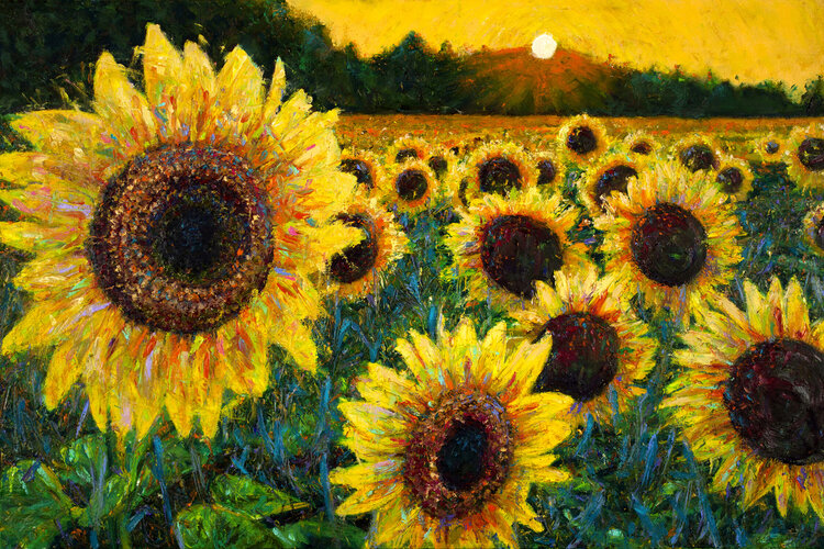 Follow the Sun - Finger Painting