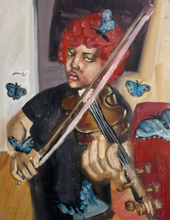 Image accompanying source report: Hague painter Nabila Ayu Aviani turns Gen Z club nights into portraits of belonging
